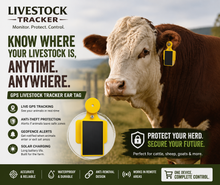Load image into Gallery viewer, GPS Livestock Tracker Ear Tag
